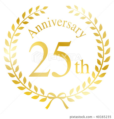 25th anniversary mark 40165235