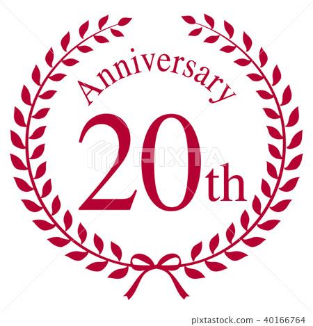 20th anniversary mark 20th anniversary mark 40166764