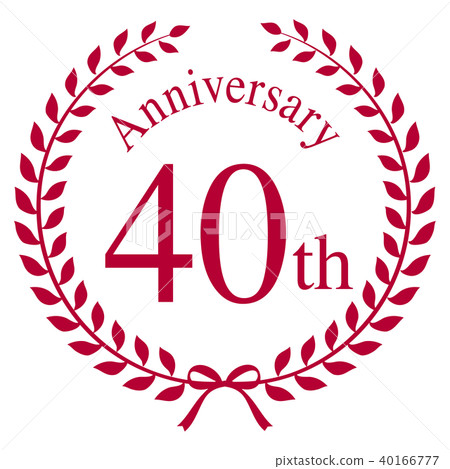 40th anniversary mark 40th anniversary mark 40166777