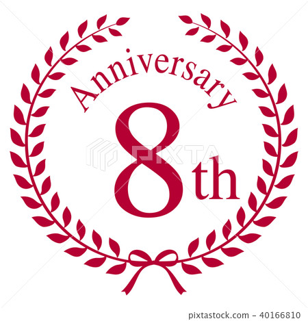 8th anniversary mark 8th anniversary mark 40166810