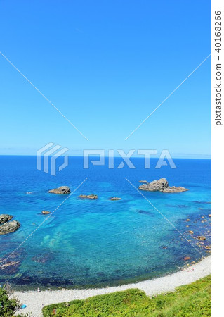 北海道藍島島馬海岸 北海道藍島島馬海岸 40168266