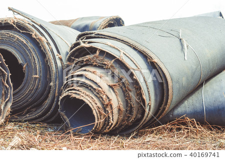 a roll of old rubber a roll of old rubber 40169741