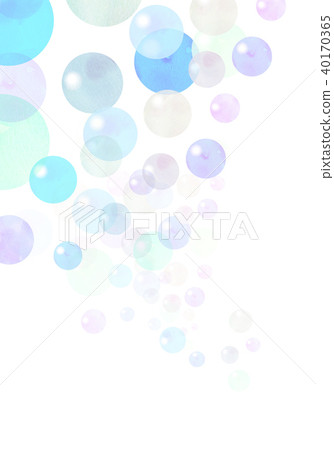 Watercolor bubble texture - Stock Illustration [40170365] - PIXTA