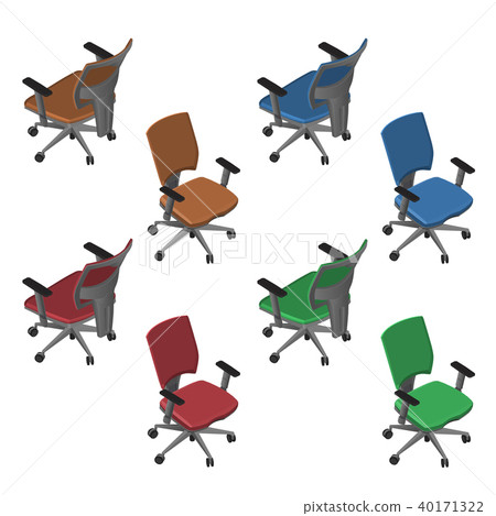 Isometric Office chairs 40171322