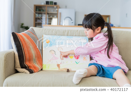 女孩，幼兒園兒童，生活 40172117