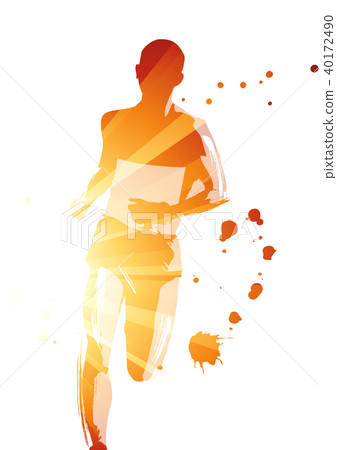 Marathon runner Marathon runner 40172490
