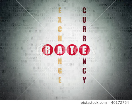 Banking concept: Rate in Crossword Puzzle 40172764