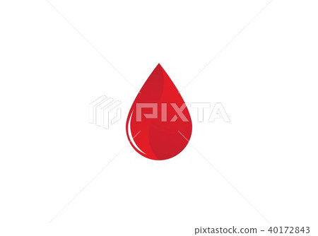 Blood logo template vector Blood logo template vector 40172843