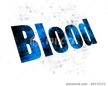 Health concept: Blood on Digital background Health concept: Blood on Digital background 40173155