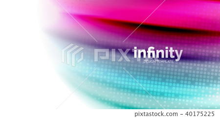 Gel jelly fluid flowing liquid rainbow style colours, wave abstract background, modern minimal 40175225