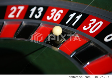 Fragment of roulette with the ball. Fragment of roulette with the ball. 40175293