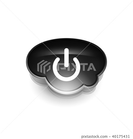 Power button icon, start symbol 40175431