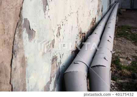 Water Pipes With Renewed Thermal Insulation Water Pipes With Renewed Thermal Insulation 40175432