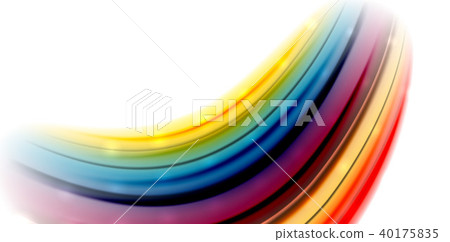 Abstract flowing motion wave, liquid colors mixing, vector abstract background Abstract flowing motion wave, liquid colors mixing, vector abstract background 40175835