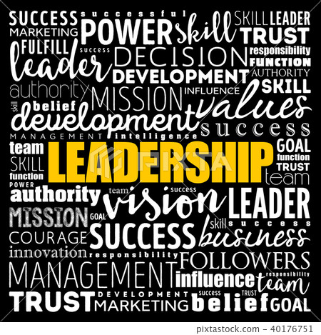 LEADERSHIP word cloud collage 40176751