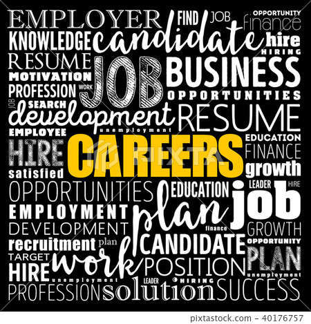CAREERS word cloud collage 40176757