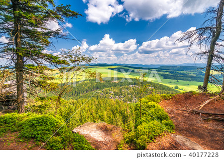Landscape view from The Ostas table mountain. 40177228