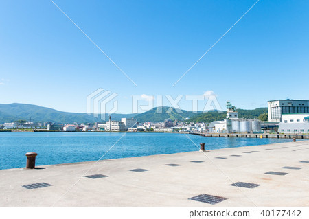 Landscape of the summer port Temiya, Otaru, Hokkaido 40177442