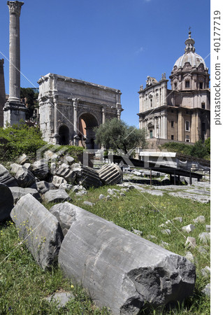 The Roman Forum - Rome - Italy The Roman Forum - Rome - Italy 40177719