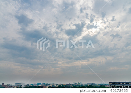 多雲的天空 Cloudy Sky 雲が多い空 背景 Image 桌布 Background 40178465