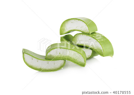 Aloe Vera on white background 40178555