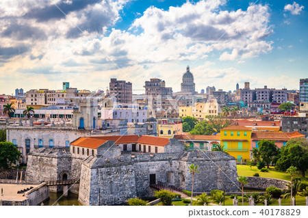 Havana, Cuba Old Town 40178829