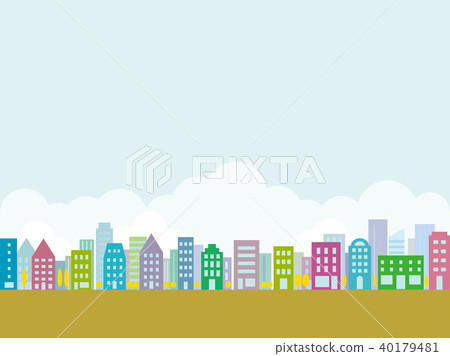 City skyline autumn 40179481