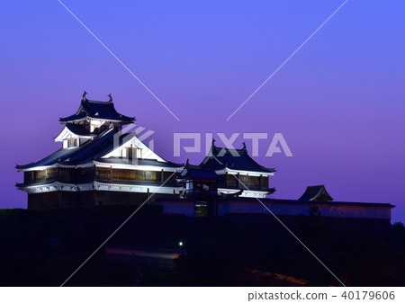 Light up of Fukuchiyama castle 40179606