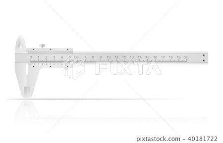 metal caliper for accurate measurements vector metal caliper for accurate measurements vector 40181722