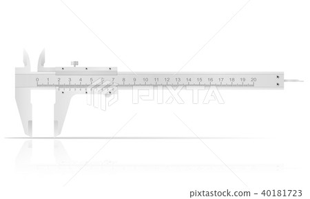 metal caliper for accurate measurements vector metal caliper for accurate measurements vector 40181723