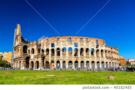 Colosseum or Flavian Amphitheatre in Rome Colosseum or Flavian Amphitheatre in Rome 40182485