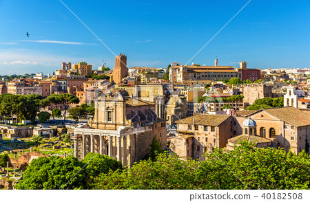 Temple of Antoninus and Faustina in the Roman Forum Temple of Antoninus and Faustina in the Roman Forum 40182508