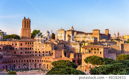 Forum and market of Trajan in Rome 40182631