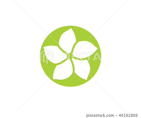 Jasmine flower icon logo template 40182808
