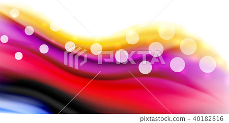 Vector flowing liqiud colors isolated on white, wave abstract background Vector flowing liqiud colors isolated on white, wave abstract background 40182816