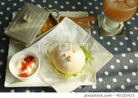 A table with animal bread, animal bread and handmade bread A table with animal bread, animal bread and handmade bread 40183425