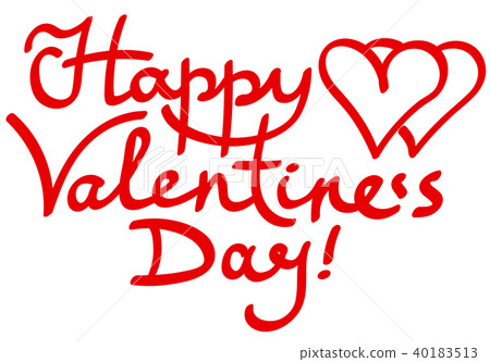valentine's day lettering valentine's day lettering 40183513