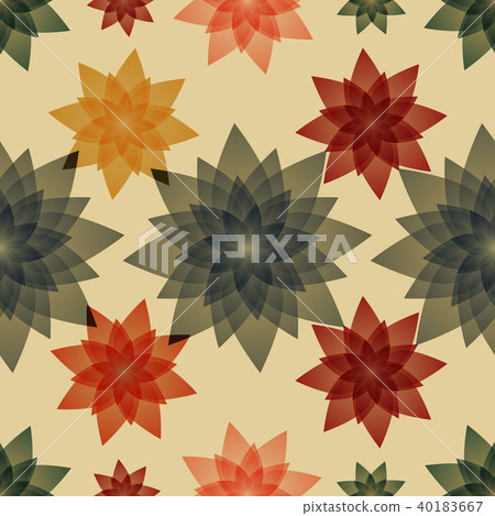 Seamless pattern background for pillows. 40183667
