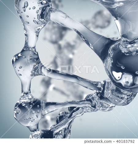 DNA molecules on the science background. DNA molecules on the science background. 40183792