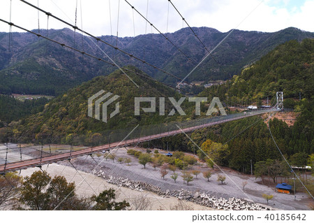 [Nara Prefecture/Sightseeing Spot] Tanize Suspension Bridge (Tanise Suspension Bridge/Yase Bridge) 40185642