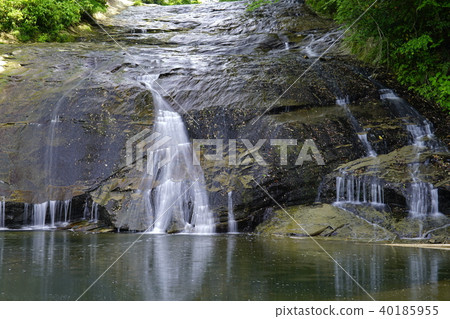 Aura's waterfall at the time of drought in the Yoro Valley 40185955