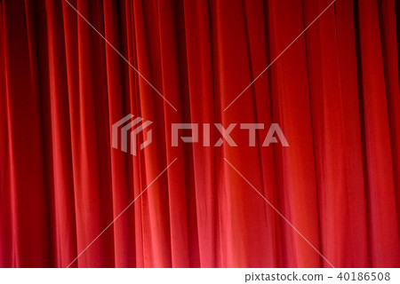 Curtain tweed flameproof custom curtain shape memory red brick color curtain 40186508