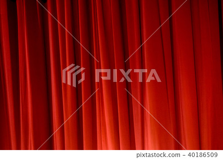 Curtain tweed flameproof custom curtain shape memory red brick color curtain 40186509
