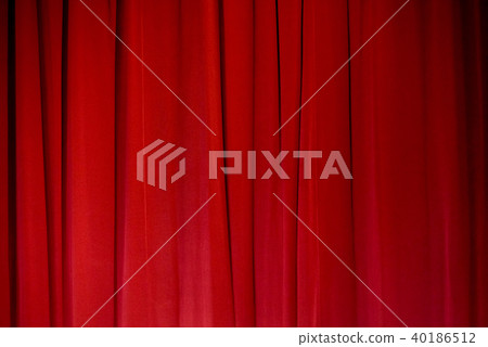 Curtain tweed flameproof custom curtain shape memory red brick color curtain 40186512