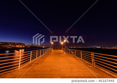 San Diego Coronado Ferry Terminal Night View San Diego Coronado Ferry Terminal Night View 40187448
