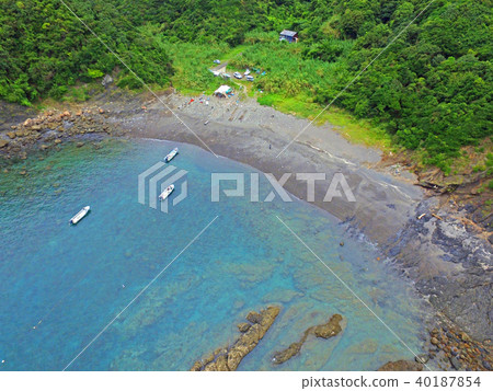 Bozu鎮的自然口岸鳥瞰圖 40187854