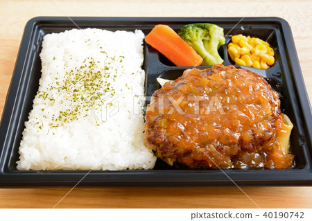 Delicious hamburger bag lunch Delicious hamburger bag lunch 40190742