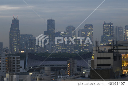 Tokyo cityscape in Japan I want to see the skyscrapers of Shinjuku etc. Tokyo cityscape in Japan I want to see the skyscrapers of Shinjuku etc. 40191407