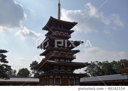 Yakushiji Temple West Pagoda 40192334