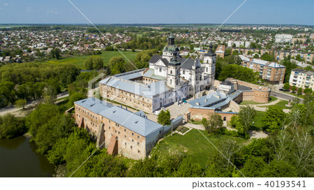 Aerial view of Monastery of the bare Carmelites in Berdichev, Ukraine Aerial view of Monastery of the bare Carmelites in Berdichev, Ukraine 40193541